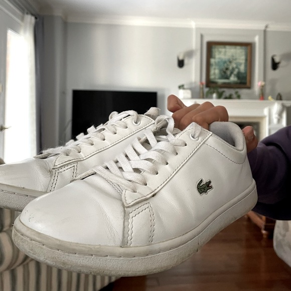 Lacoste Hydez Leather Shoes (6.5) Slightly Worn - Picture 1 of 4